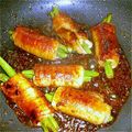 ククル君's cooksnap of when they made 豚肉のいんげん巻き.
