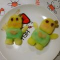 よっⓒ犬's cooksnap of when they made ジャガイモアート♪ポテトサラダ♪ひよこ編.