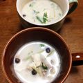 YUKIKI☆'s cooksnap of when they made ☆豚と豆腐と水菜de豆乳鍋風スープ☆.