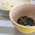 uniteayu's cooksnap of when they made そうめんつゆの薬味に！ニラごま！.