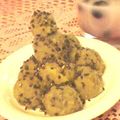 ayureo's cooksnap of when they made お弁当に♪　おさつボール.