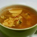 miiisaku's cooksnap of when they made 余ったキムチで簡単チゲ風スープ☆クッパも.