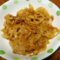 tsunku's cooksnap of when they made レンコンきんぴら.