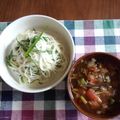 藍川咲's cooksnap of when they made ソーメンの薬膳スープつけ麺.