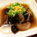 それいゆ★'s cooksnap of when they made 豚肉と茄子の昆布だし煮～オクラを添えて～.