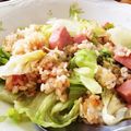 めんどくさがりです's cooksnap of when they made レタスとスパムのチャーハン.