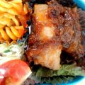 cookmococo's cooksnap of when they made フライパンで！柑橘照り焼きスペアリブ.