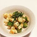 asa89's cooksnap of when they made オクラと山芋の梅肉和え.