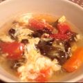 ﾌﾞﾚﾝﾀﾞ's cooksnap of when they made ☆トマトときくらげのかき玉スープ☆.