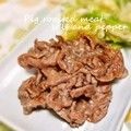 xxxBEBExxx's cooksnap of when they made 豚肉焼いただけ.