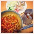 のののんぴーち's cooksnap of when they made お鍋１つで☆茄子としめじのトマトパスタ.