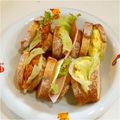 みかりんさん。's cooksnap of when they made フランスパンのカラフルサンドイッチ♪.