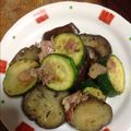 大阪しろな's cooksnap of when they made 簡単☆ズッキーニと茄子の香り塩炒め.