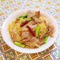 くろねこ2号's cooksnap of when they made 豚肉の柚子胡椒パスタ(∩´∀｀)∩.