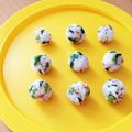 ﾓﾓ娘's cooksnap of when they made ちっちゃい★おにぎり.