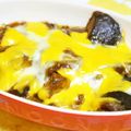 カヌレ３１４'s cooksnap of when they made ナスのカレー★チーズ焼き♪.