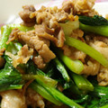 HappyKoron's cooksnap of when they made 小松菜と豚肉のオイスターソース炒め.