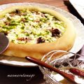 まんまるたまご's cooksnap of when they made リコッタチーズピザ❁ジェノベーゼver.