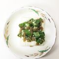 早起きまま's cooksnap of when they made オクラとザーサイの冷奴.