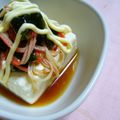 mikkusan's cooksnap of when they made わかめ＆カニカマの冷奴（マヨポン酢）.