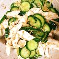 55うらら's cooksnap of when they made ささ身とキュウリの胡麻酢和え♪.
