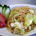 suka３３'s cooksnap of when they made 【パスタ】キャベツのペペロンチーノ.