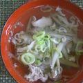 yuushyun's cooksnap of when they made シンプルだけど、美味しい 『豚ごぼう汁』.