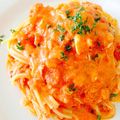 ぴけー's cooksnap of when they made * 贅沢！カニ蟹トマトクリームパスタ *.