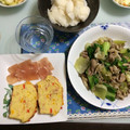 いぐれい's cooksnap of when they made 青梗菜と豚こまのにんにく炒め.