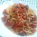 しばっち。's cooksnap of when they made 大葉ツナトマトの冷製パスタ。柚子胡椒風味.