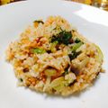 へなちょこ猫's cooksnap of when they made シャケとまいたけのバター醤油炒飯.
