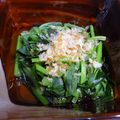 新妻あや's cooksnap of when they made 電子レンジで☆小松菜とわかめの煮びたし♪.