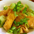 たくぽく's cooksnap of when they made 簡単♡三角揚げと大根おろしの和えもの.
