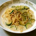 ask✿'s cooksnap of when they made 本格的★ズッキーニのクリームパスタ.