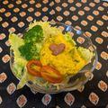 龍青空ママ's cooksnap of when they made カレー＆クリームチーズのかぼちゃサラダ.