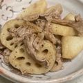 yummy?'s cooksnap of when they made 根菜と豚バラのポン酢炒め.