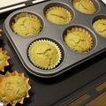 COOK1年生's cooksnap of when they made メープル香る♪米粉☆抹茶マフィン.