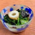 島子☆'s cooksnap of when they made レンジで2分！小松菜とちくわの海苔ナムル.