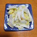 クックY08S17☆'s cooksnap of when they made あとをひく　白菜の芯の甘酢漬け.