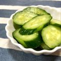 ☆のん☆☆'s cooksnap of when they made 簡単！育ち過ぎ胡瓜の浅漬け.わさび風味.