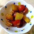 main73's cooksnap of when they made さつま芋とウィンナーのコロコロ照焼き.