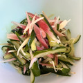 azbjbn's cooksnap of when they made きゅうりと茗荷で変わりナムル風.