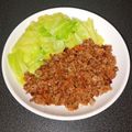 WOODs´'s cooksnap of when they made 茹でキャベツのザーサイ肉そぼろあんかけ.