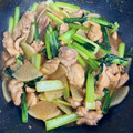 るかまる☆'s cooksnap of when they made 柔らか豚肉と大根&青梗菜の炒め物.