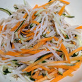 ナーちゃん's cooksnap of when they made もやしときゅうりとにんじんの甘酢和え.