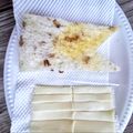 悠LOVE航's cooksnap of when they made うちの技☆スライスチーズ☆切るならコレ☆.