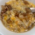 ヒヨコマメ☆'s cooksnap of when they made 風邪ひきさんに。母の味＊おかかたまご粥.