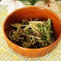 ぽっぽぺぺ's cooksnap of when they made ☆しゃきしゃき☆水菜の海苔山葵和え☆.
