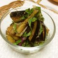 peachpudding's cooksnap of when they made 茄子と大葉の即席小鉢.