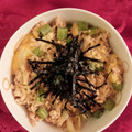 クック7TUVIZ☆'s cooksnap of when they made 肉じゃがの煮汁リメイク☆そぼろの卵とじ丼.